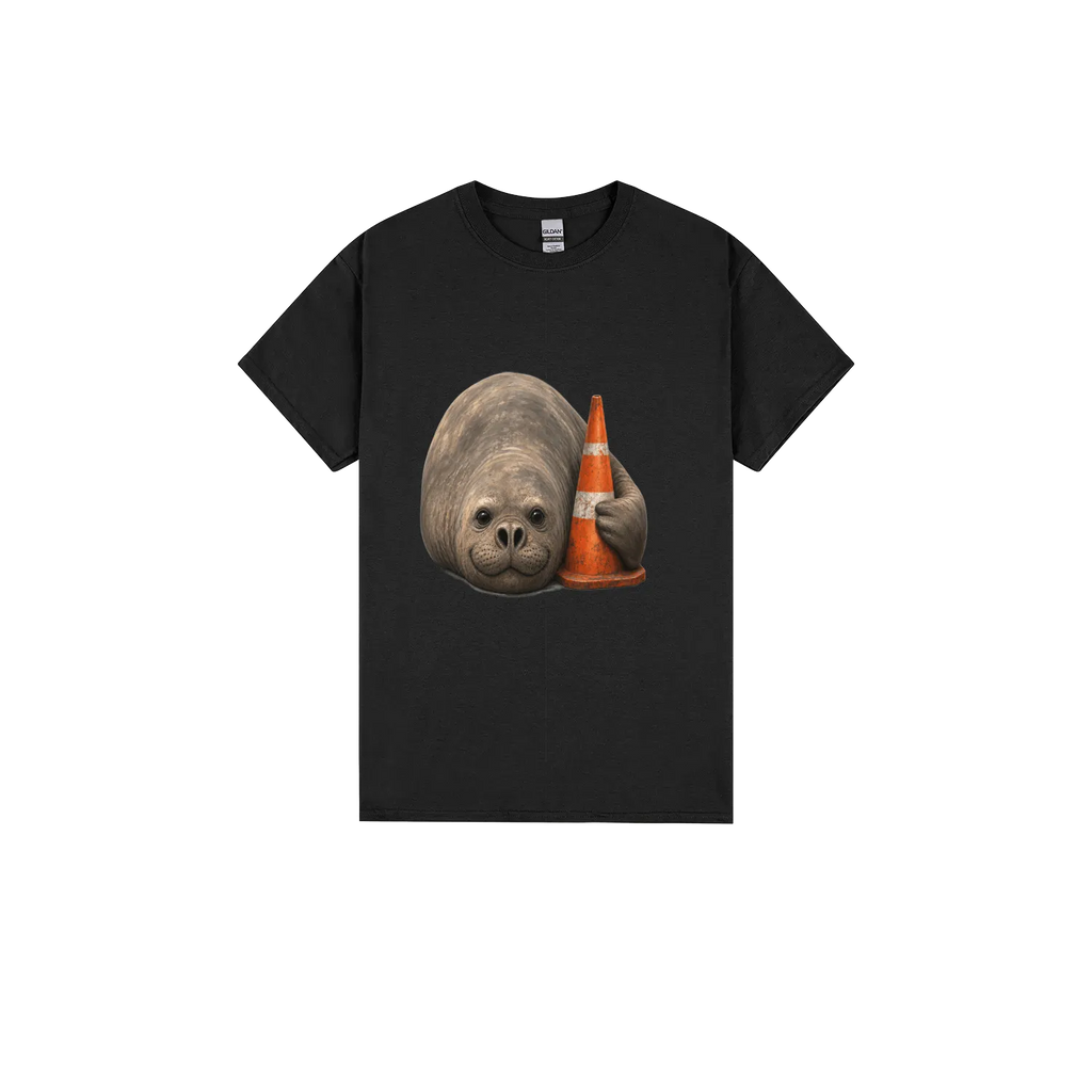 Black front flat lay