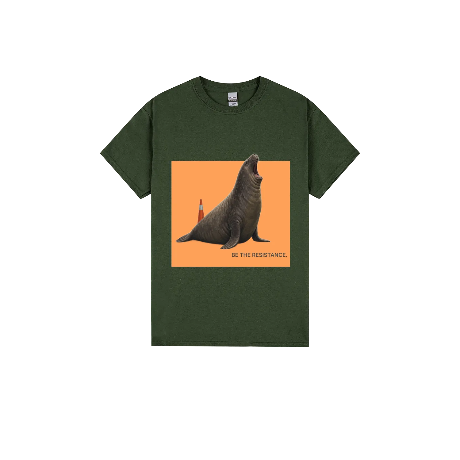 Forest Green front flat lay