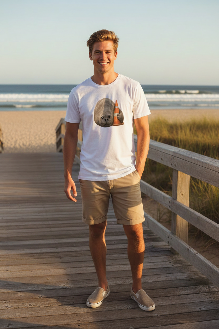 Neil the Seal T-Shirt Lifestyle - No Fruit